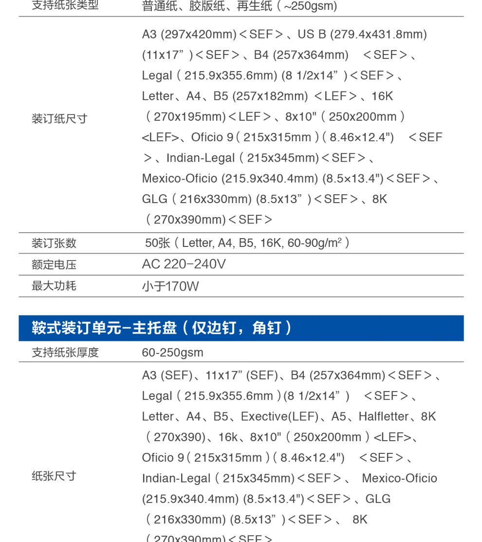 爱普生 Epson WF-C20750C A3企业级墨仓式 阵列复合机 彩色一体机
